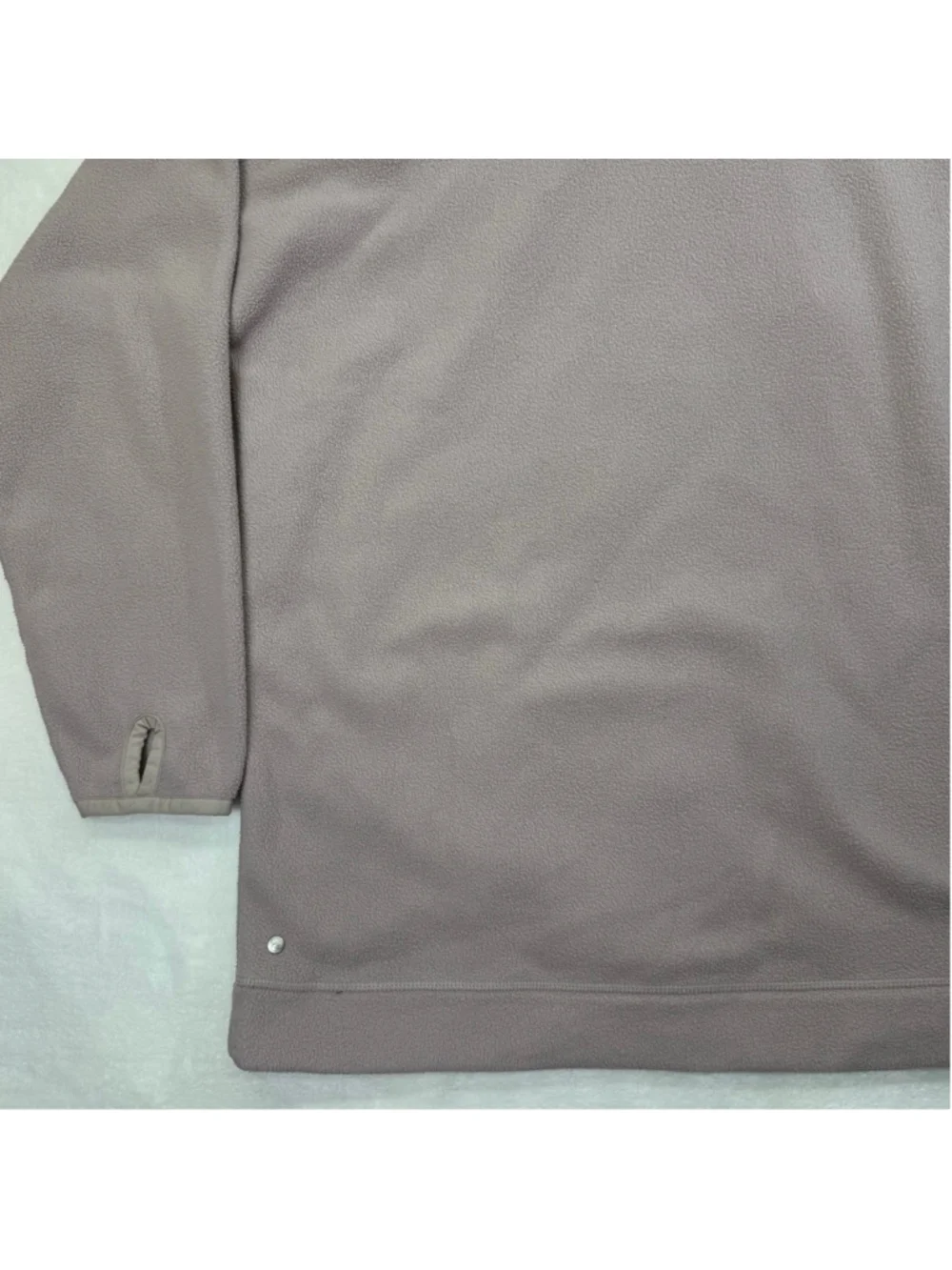 Women's Zella Fleece Hoodie XL Mauve Lavender Thumb‎ Holes